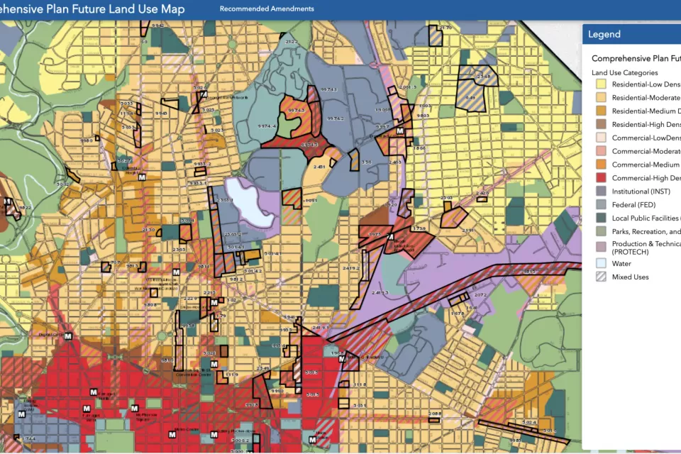 D.C. Land Use Map